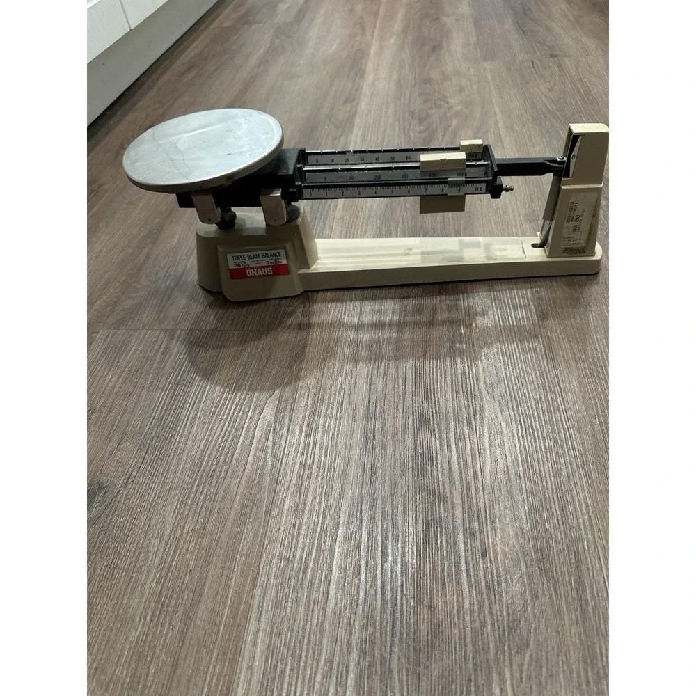 Ohaus Triple Beam Balance‎ 700 / 800 Series 2610g 5lb 2oz Capacity Scale USED